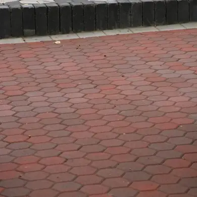 Тротуарна плитка Золотий Мандарин Сота 60 Колор мікс фаска 140х125
