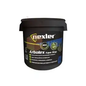 Шпаклівка бітумно-каучукова Nexler ARBOLEX Aqua Stop 1 кг
