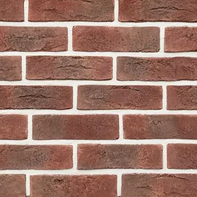 Плитка ручной формовки Loft Brick Коллекция Бельгийская 09 Красный 240х71х15мм