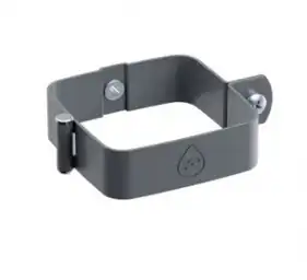 Хомут труби з дюбелем 12х250 (комплект) Flamingo IQ система 135/80 RAL 7016 Антрацит