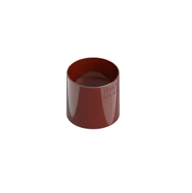 Муфта трубы Ines система 120/80 80 мм RAL 3011 Красный (67-133)