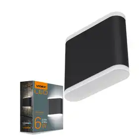 LED Світильник архітектурний AR06 IP54 Videx 6W 2700K чорний (VL-AR06-062B)