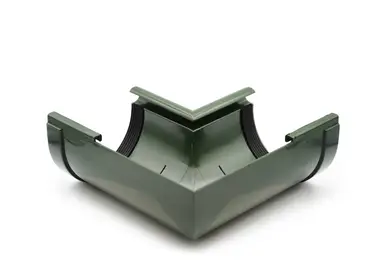 Кут ринви внутрішній RainWay система 130/100, 90° RAL 6009 Зелений