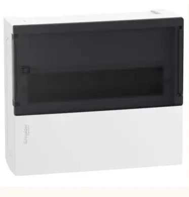 Щит пластиковый Schneider Electric ЩРН-П-12 мод внешн.уст. IP40 прозр. дверь Resi9 (C1)