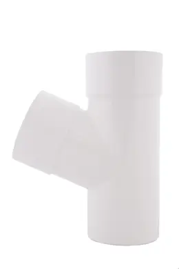 Трійник PROFIL система 90/75 Ø75/75/67° RAL 9016 Білий