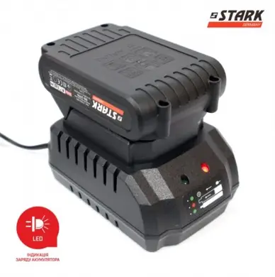 Фарборозпилювач акумуляторний STARK SG-2110 21В, 80DIN, 1000мл, 1,8/2,5мм, 1х2Аг АКБ