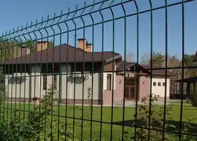 Огорожа Завод Центр - Сітка Заграда ЕКО Zn+PPL ф. 3х4, 1530х2500 мм, RAL 7016