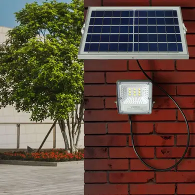 LED прожектор автономный Videx 600Lm 5000K (VL-FSO-205)