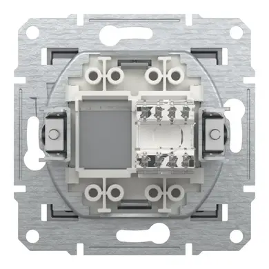 Розетка Schneider Electric комп. RJ-45 кат.6 UTP внутр. "ASFORA без рамки сталь (C3) 