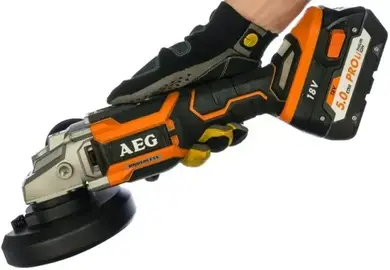 Шліфмашина кутова акумуляторна AEG BEWS18-125BL-502C