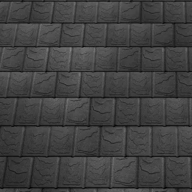 Композитная черепица NOVATIK Stone Graphite Grey