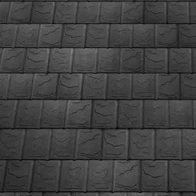 Композитная черепица NOVATIK Stone Graphite Grey