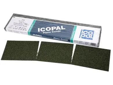 Коньково-карнизная черепица Icopal Plano Combi СБС 10/16мп forest green