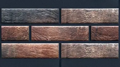 Фасадная термопанель с клинкерной плиткой КерамТерм Cerrad Лофт Брик Чили 80 XPS Penoboard