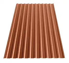 Профнастил Tile Н-14/С-14 полиэстер Arcelor Nippon 0.43 mm RAL 8004 Терракота