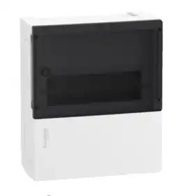 Щит пластиковый Schneider Electric ЩРН-П-8 мод внешн.уст. IP40 прозр. дверь Resi9 (C1)