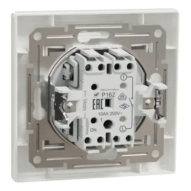 Вимикач Schneider Electric 1-кл. внутр. "ASFORA" бiлий (C1) 