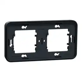 Рамка Schneider Electric 2-х кратна IP55 "MUREVA S" чорна (C2) 