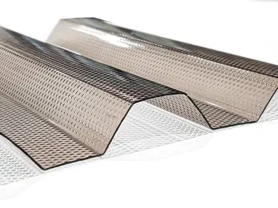 Профільований полікарбонат TOPLIGHT MICROPRISMA T 76/18 0,9 мм бронзовий 1040 х 4000 мм