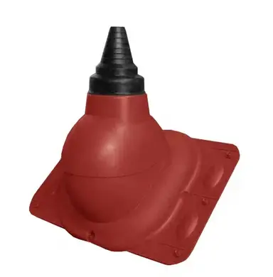 Насад під антену Krono-Plast РAU універсальний для металевої покрівлі червоний