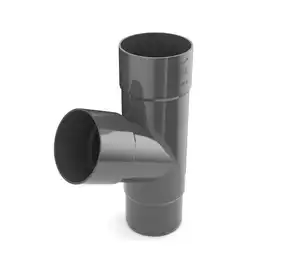 Трійник BRYZA система 150/110 Графіт RAL 7021 (63-174)