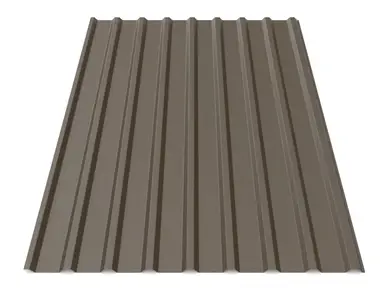 Профнастил Зартмет ПС-20/ПК-20 Sq mat Dongbu Корея 0.50 mm RAL 8019 Коричневый