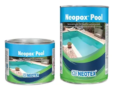 Эпоксидная краска для бассейнов NEOTEX Neopox Pool Комплект (А+В) 5 кг светло-голубой 1533