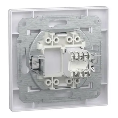 Розетка Schneider Electric комп. RJ-45 кат.6 UTP внутр. "ASFORA" белая (C3) 
