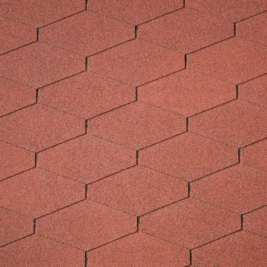 Битумная черепица IKO DiamantShield Plus 10 Tile Red