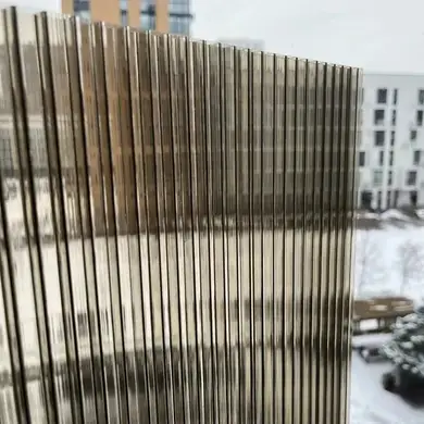 Сотовий полікарбонат Solidprof 10 мм, бронза 12000х2100 мм