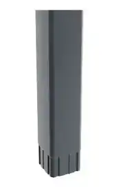 Труба водосточная 1 м Flamingo IQ система 135/80 RAL 7016 Антрацит
