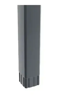 Труба водосточная 1 м Flamingo IQ система 135/80 RAL 7016 Антрацит