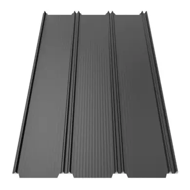 Кликфальц Tile "Фальц настил" матполиэстер Arcelor Nippon 0.43 mm RAL 9005 Черный