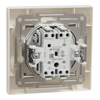 Вимикач Schneider Electric 1-кл. внутр. прохідний "ASFORA" сл.к. (C1) 