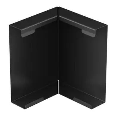Угол внешний декоративной планки Galeco Stal² система 125/80x80 RAL 7015 Графитовый