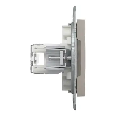 Розетка Schneider Electric комп. RJ-45 кат.6 UTP внутр. "ASFORA бронза (C3)