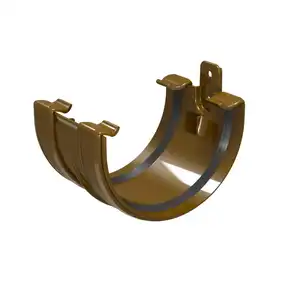З'єднувач ринви Regenau система 125/80 RAL 8017 Коричневий