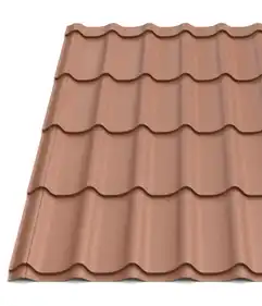 Металлочерепица Tile "Классика плюс" полиэстер U.S.Steel 0.45 mm RAL 8004 Терракота