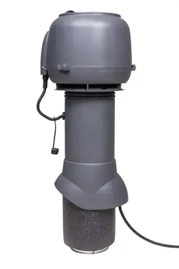 Вентилятор VILPE Е 120 Р 125/500 сірий