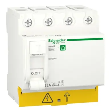 Диференційний реле Schneider Electric 4-п. RESI9 63A  А-S 300mA (C2)