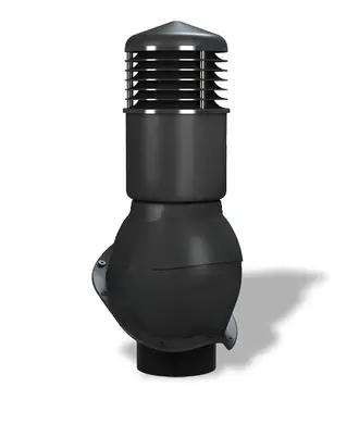 Вентиляционный выход изолированный для металлочерепицы Wirplast WiroVent PERFEKTA K55 Ø150/500 мм черный