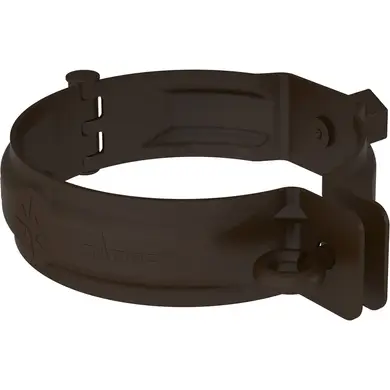 Хомут труби Zambelli Robust система 127/80 RAL 8019 Темно-коричневий