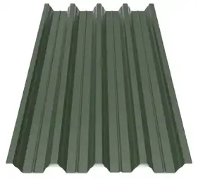 Профнастил Будсервіс Т-57 ультра матполіестер ArcelorMittal (Німеччина) 0.50 mm RAL 6020 Зелений