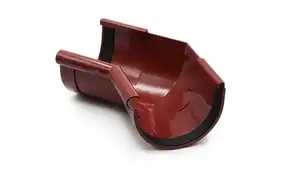 Кут ринви внутрішній RainWay система 130/100, 135° RAL 3004 Червоний