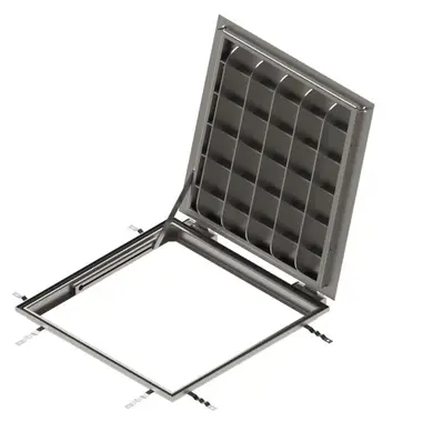 Люк технологический откидной из нержавеющей стали Vodaland Pro B125 700x700 Plate