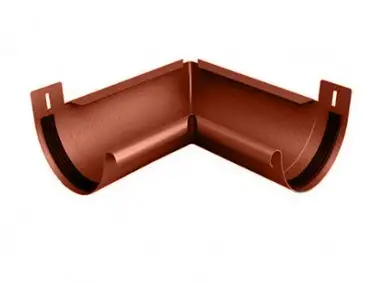 Кут внутрішній 90° Flamingo система 125/90 RAL 8004 Цегляний