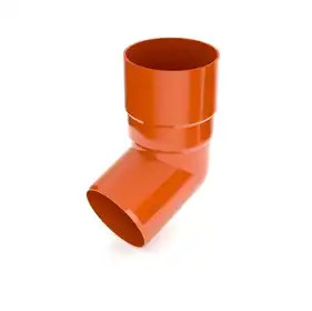 Колено BRYZA система 125/90 67,5° Кирпичный RAL 8004 (62-146)