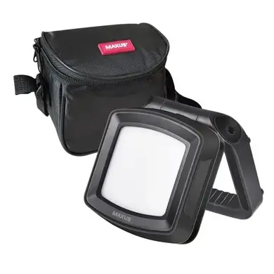 Светильник светодиодный Maxus Portable Emergency LED Light 8W 4100K IP65 5000mAh BLACK (MAX-8W-BLK-EM)