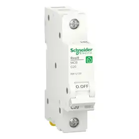Автоматичний вимикач Schneider Electric 1-п. RESI9 20A C (6kA) (C2)
