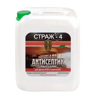 Водний готовий розчин STRAZH Страж - 4 (каністра) прозорий, 10 л